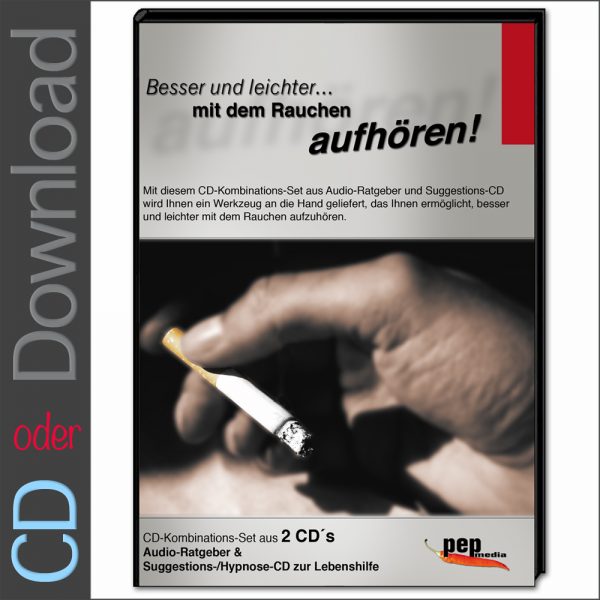 Besser und leichter mit dem Rauchen aufhören! Audioratgeber u. Hypnose - Download oder CD